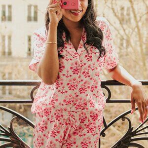 Show Me Your Mumu Daydreaming PJ Set in Pinck Teagan Floral